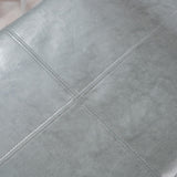 Lucinda Bonded Leather Stitched Storage Ottoman Bench by Christopher Knight Home