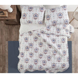 Lucky Brand Quilt Set Bedding 3 Piece Set includes 1 Quilt and 2 Shams