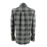 Lucky Brand Women's Cotton Boyfriend Shirt (S, Grey)