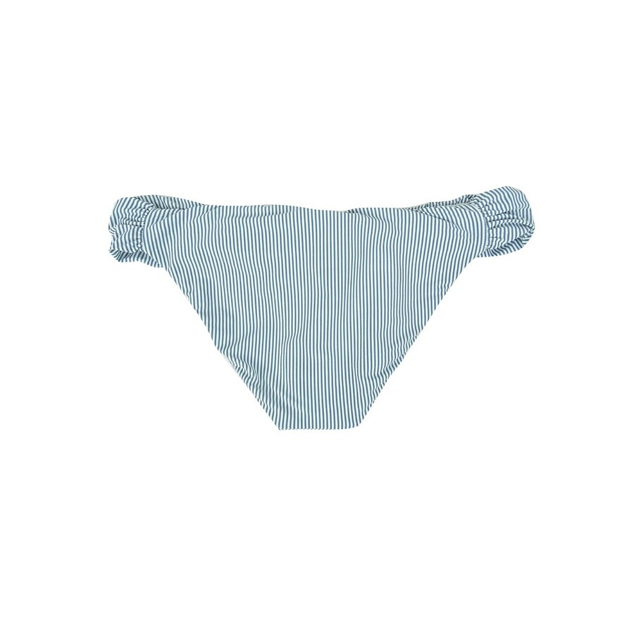 Lucky Brand Women's Striped Embroidered Bikini Swim Bottom Separates Swimsuit