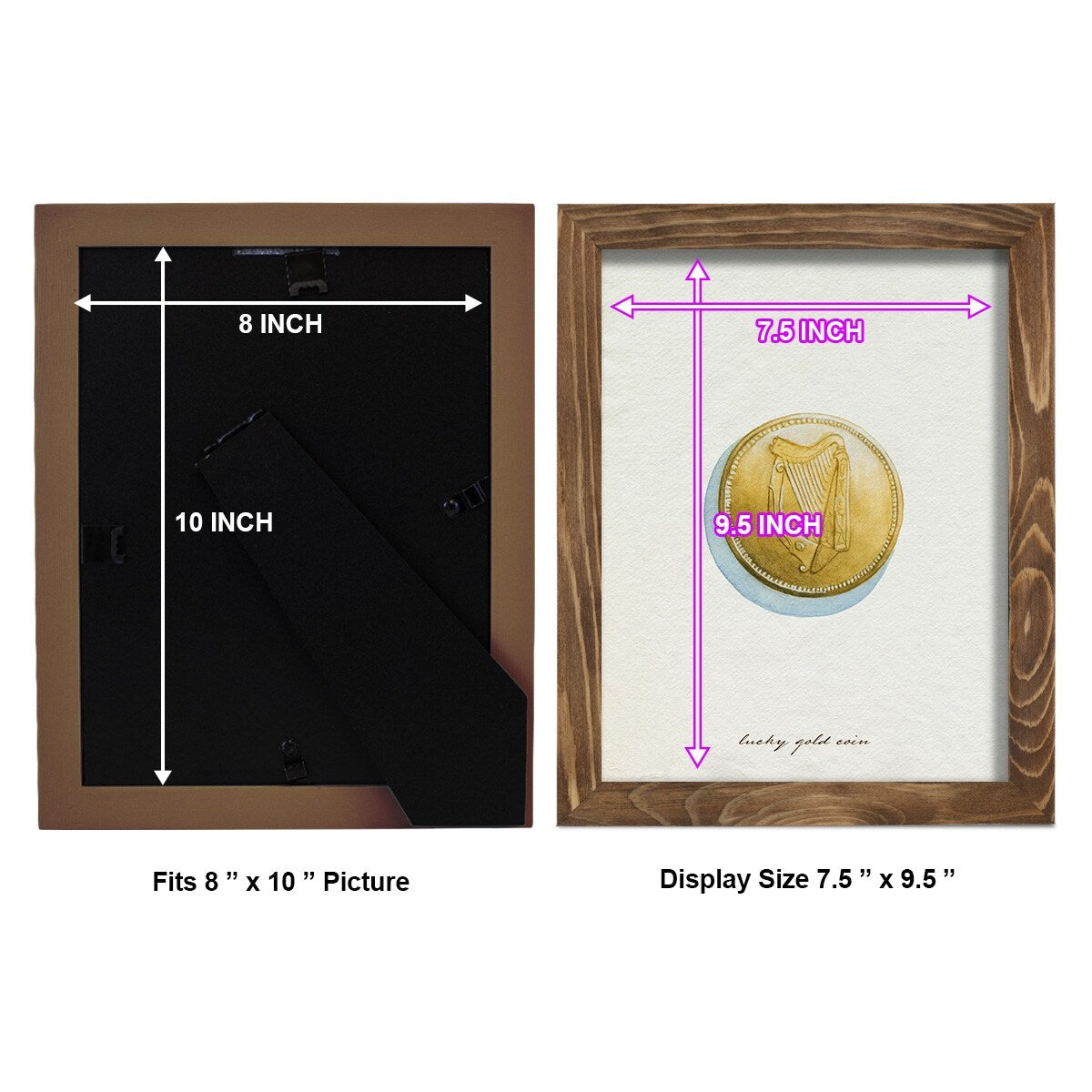 Lucky Charm IV -Framed Print w/glass-Cherry Red