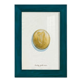 Lucky Charm IV -Framed Print w/glass-Cherry Red