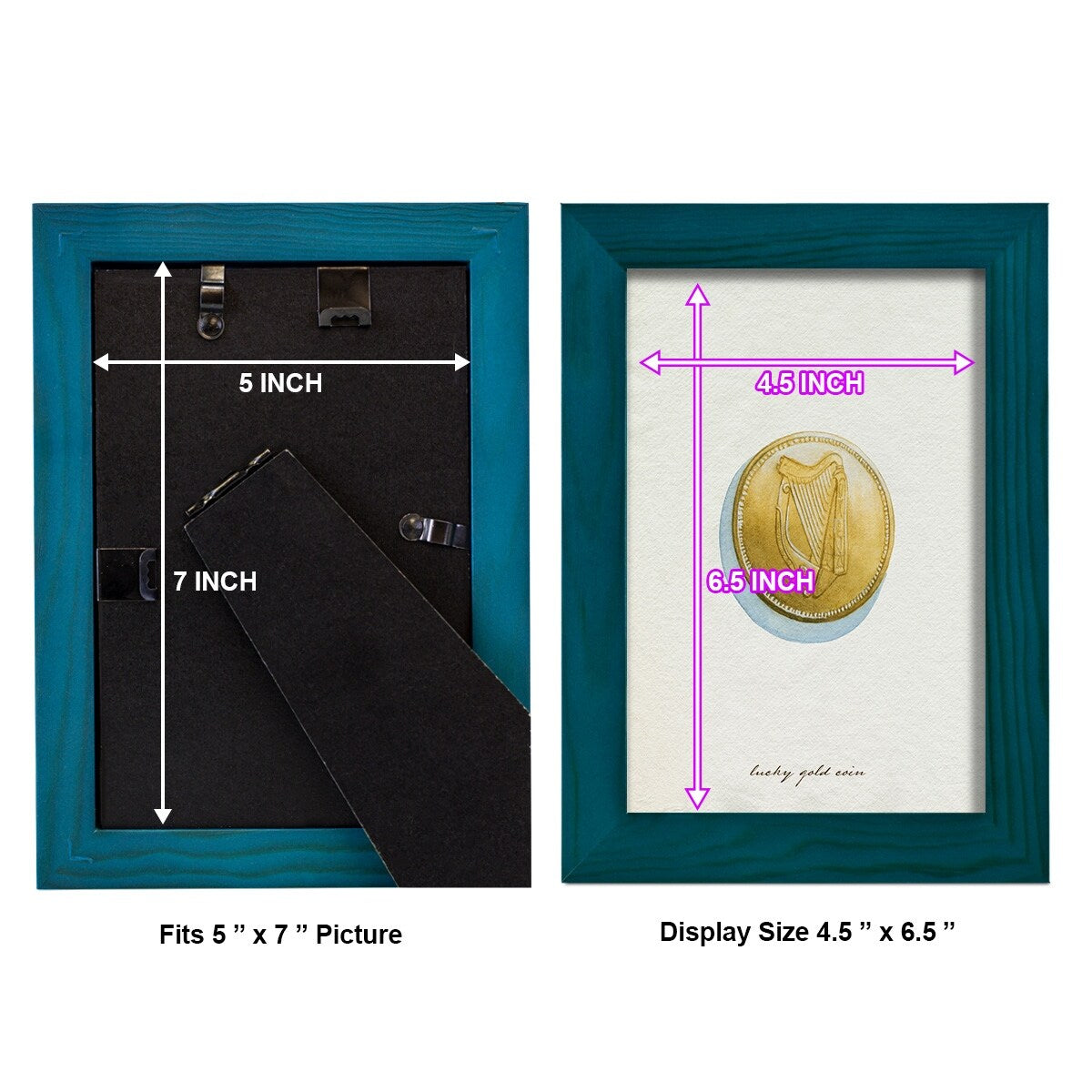 Lucky Charm IV -Framed Print w/glass-Cherry Red