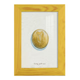 Lucky Charm IV -Framed Print w/glass-Cherry Red