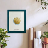 Lucky Charm IV -Framed Print w/glass-Cherry Red
