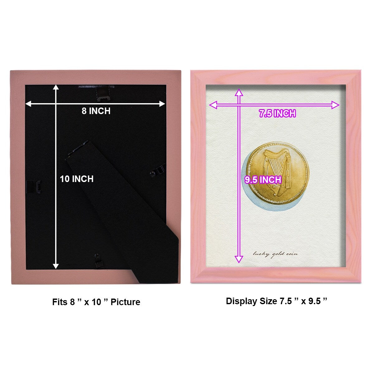 Lucky Charm IV -Framed Print w/glass-Cherry Red