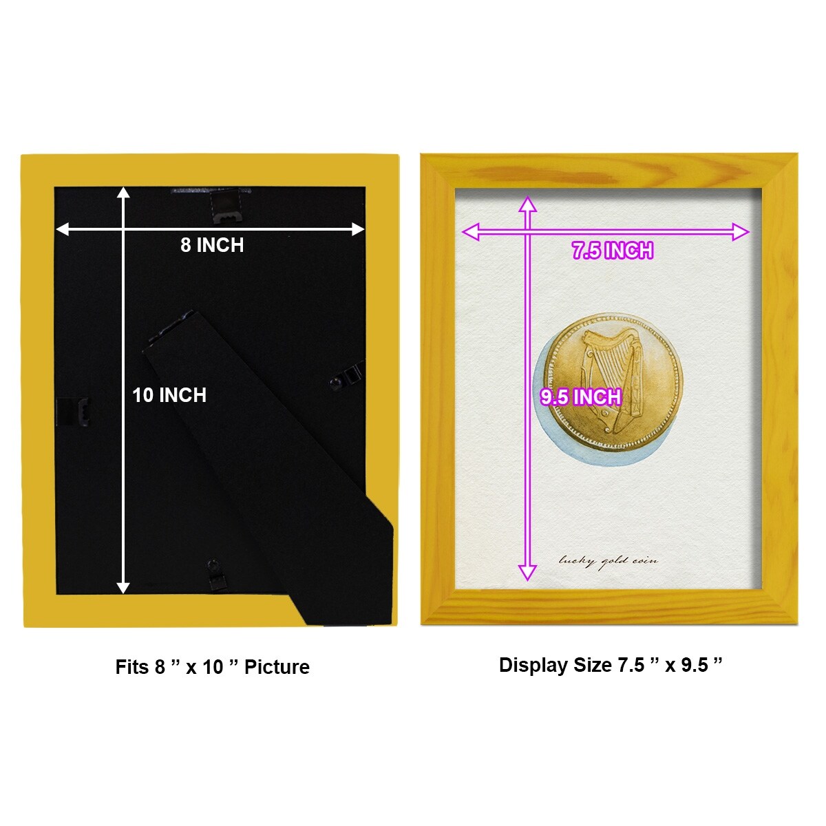 Lucky Charm IV -Framed Print w/glass-Cherry Red