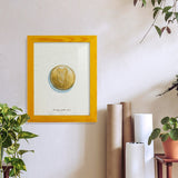 Lucky Charm IV -Framed Print w/glass-Cherry Red