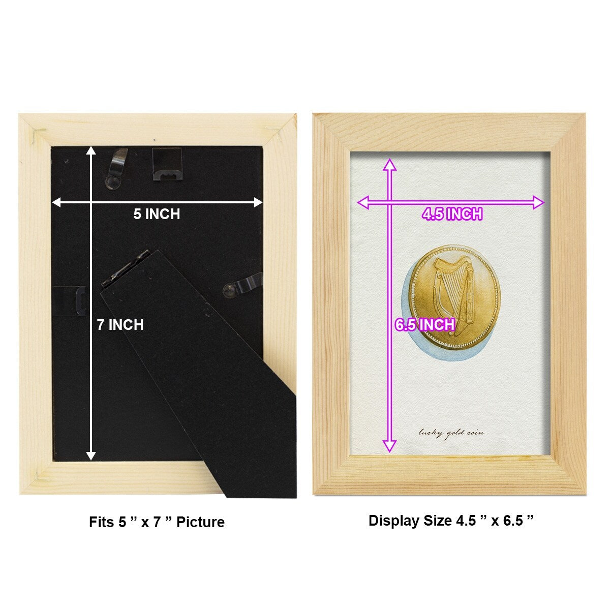 Lucky Charm IV -Framed Print w/glass-Cherry Red