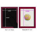Lucky Charm IV -Framed Print w/glass-Cherry Red