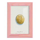 Lucky Charm IV -Framed Print w/glass-Cherry Red