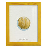 Lucky Charm IV -Framed Print w/glass-Cherry Red