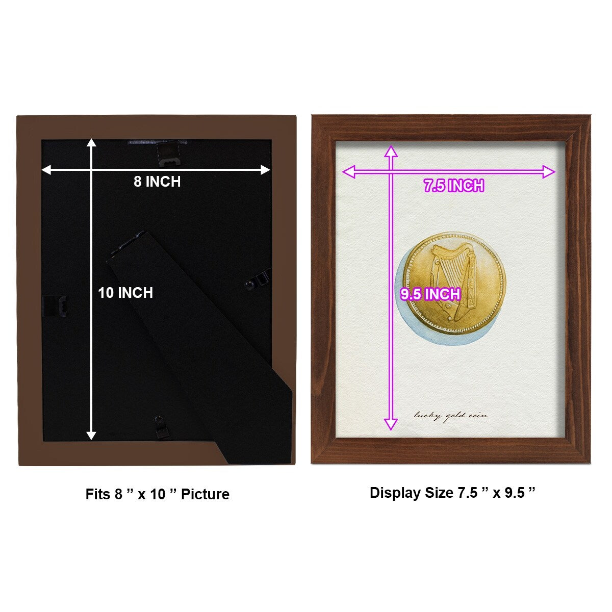 Lucky Charm IV -Framed Print w/glass-Cherry Red