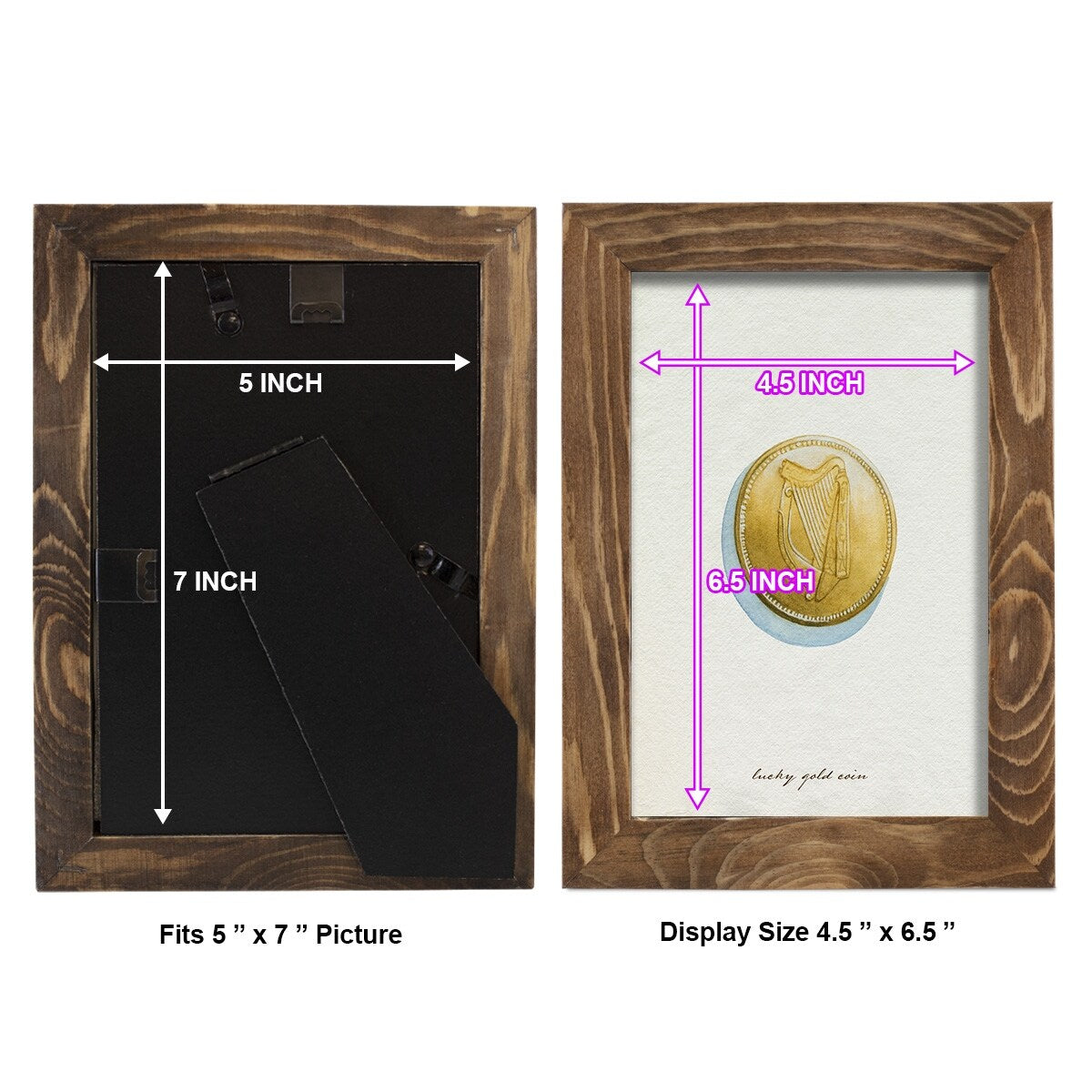 Lucky Charm IV -Framed Print w/glass-Cherry Red