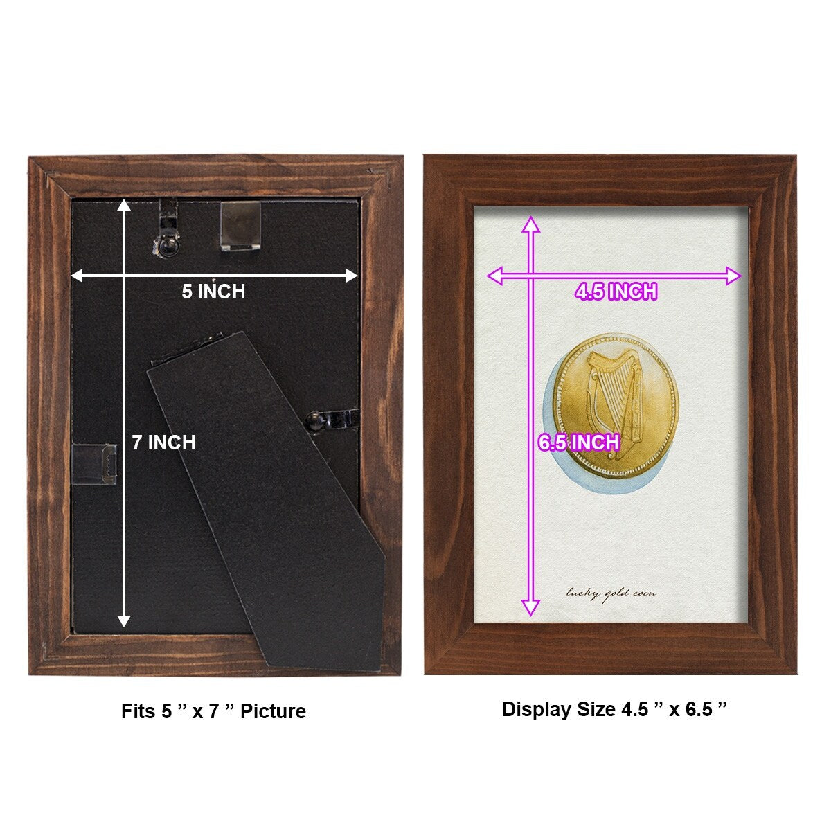 Lucky Charm IV -Framed Print w/glass-Cherry Red