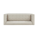 Ludwig Upholstered Tufted 3-Seater Sofa by Christopher Knight Home