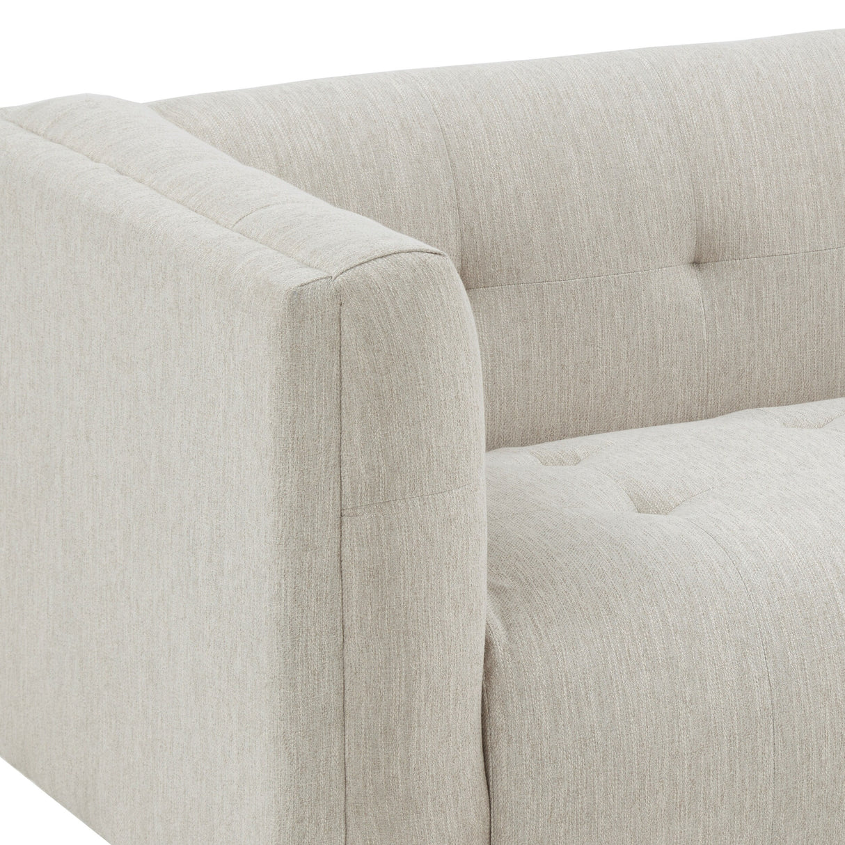 Ludwig Upholstered Tufted 3-Seater Sofa by Christopher Knight Home