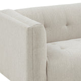 Ludwig Upholstered Tufted 3-Seater Sofa by Christopher Knight Home