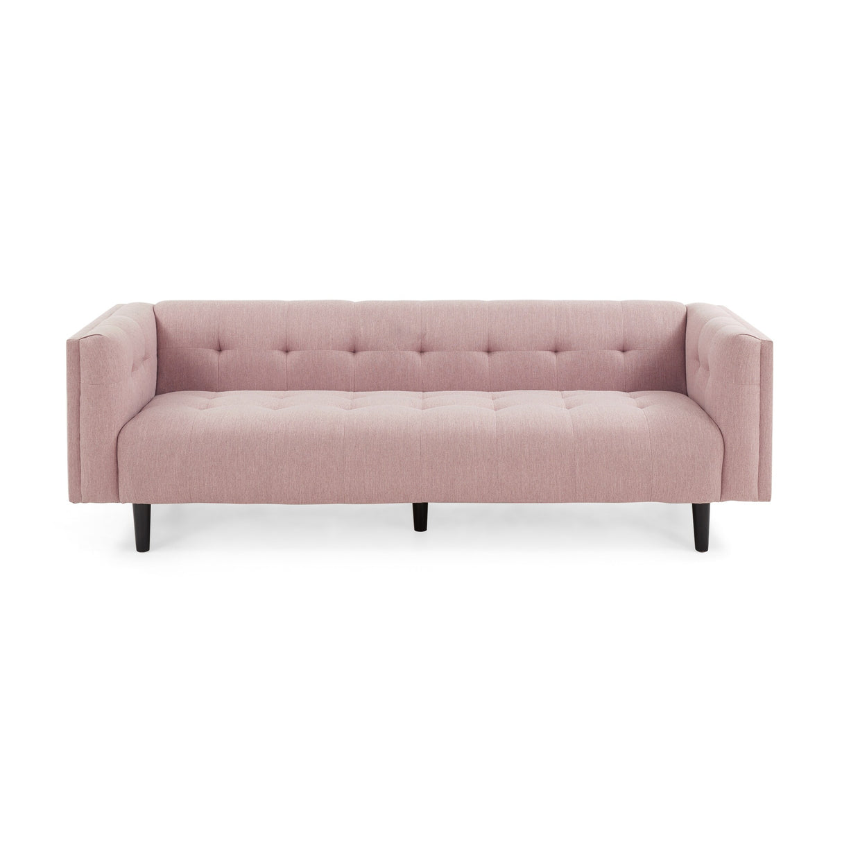 Ludwig Upholstered Tufted 3-Seater Sofa by Christopher Knight Home