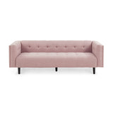 Ludwig Upholstered Tufted 3-Seater Sofa by Christopher Knight Home