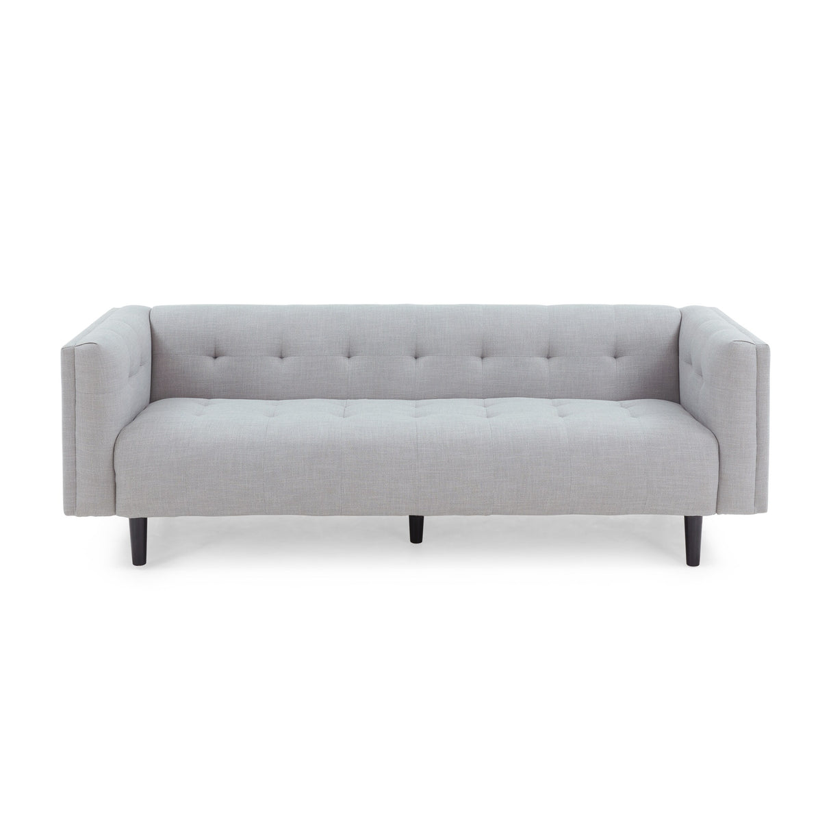 Ludwig Upholstered Tufted 3-Seater Sofa by Christopher Knight Home