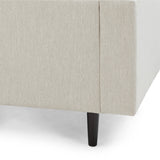 Ludwig Upholstered Tufted 3-Seater Sofa by Christopher Knight Home
