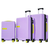 Luggage sets of 3 Pce 20" 24" 28" Carry on Hardside Luggage Expandable Checked Luggage Suitcase Set wTSA Lock Spinner Wheels