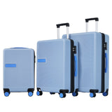 Luggage sets of 3 Pce 20" 24" 28" Carry on Hardside Luggage Expandable Checked Luggage Suitcase Set wTSA Lock Spinner Wheels