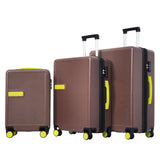 Luggage sets of 3 Pce 20" 24" 28" Carry on Hardside Luggage Expandable Checked Luggage Suitcase Set wTSA Lock Spinner Wheels