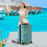 Luggage sets of 3 Pce 20" 24" 28" Carry on Hardside Luggage Expandable Checked Luggage Suitcase Set wTSA Lock Spinner Wheels