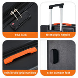 Luggage sets of 3 Pce 20" 24" 28" Carry on Hardside Luggage Expandable Checked Luggage Suitcase Set wTSA Lock Spinner Wheels