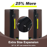 Luggage sets of 3 Pce 20" 24" 28" Carry on Hardside Luggage Expandable Checked Luggage Suitcase Set wTSA Lock Spinner Wheels