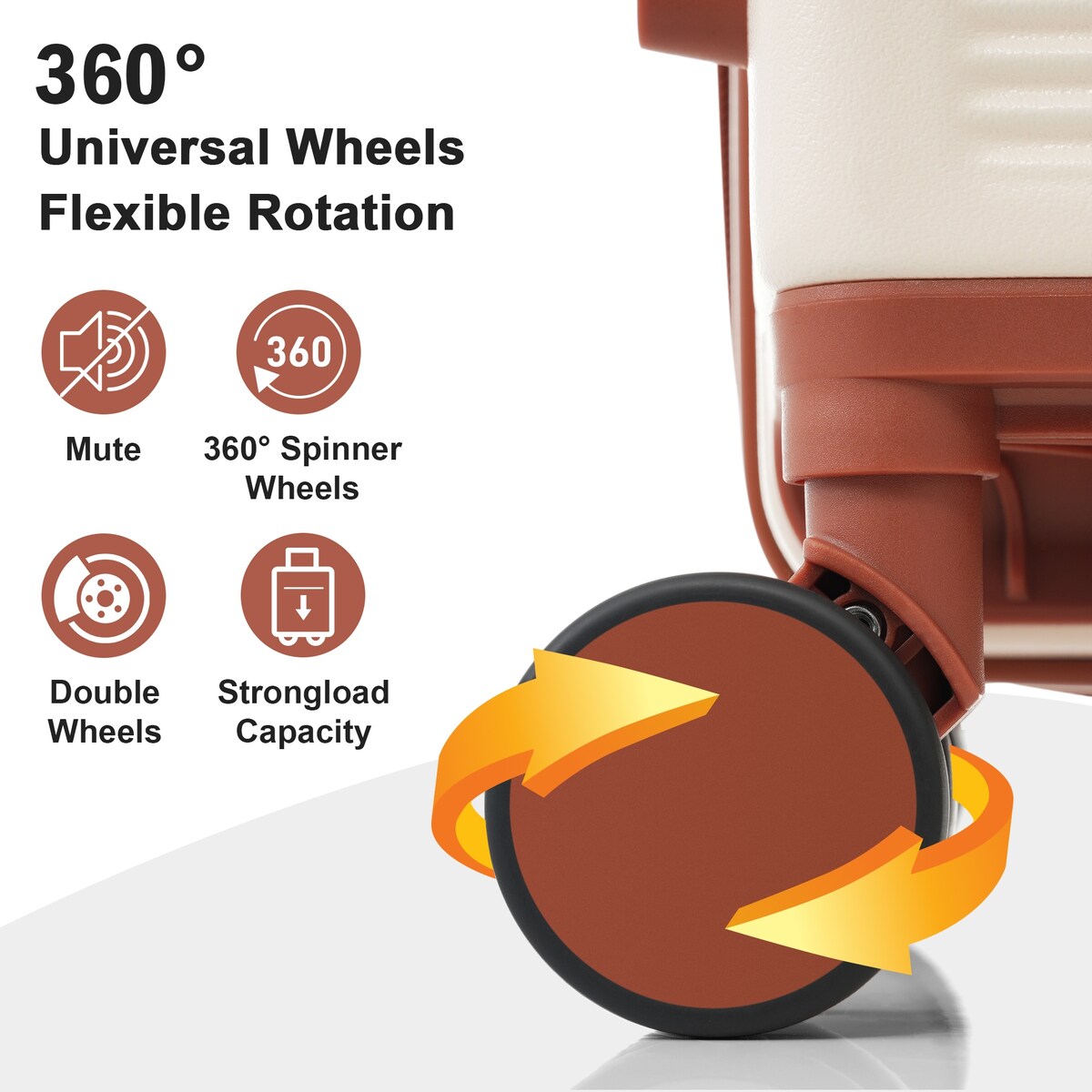 Luggage sets of 3 Pce 20" 24" 28" Carry on Hardside Luggage Expandable Checked Luggage Suitcase Set wTSA Lock Spinner Wheels