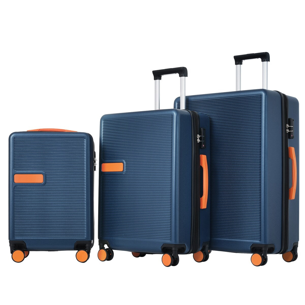 Luggage sets of 3 Pce 20" 24" 28" Carry on Hardside Luggage Expandable Checked Luggage Suitcase Set wTSA Lock Spinner Wheels