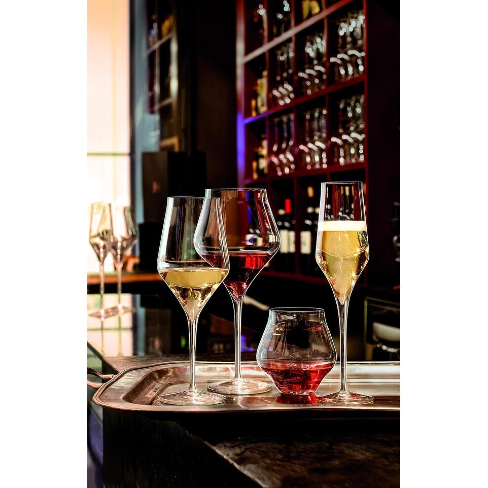 Luigi Bormioli Supremo Burgundy Red Wine Glasses Set of 2 - 22 Oz