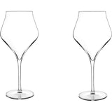 Luigi Bormioli Supremo Burgundy Red Wine Glasses Set of 2 - 22 Oz