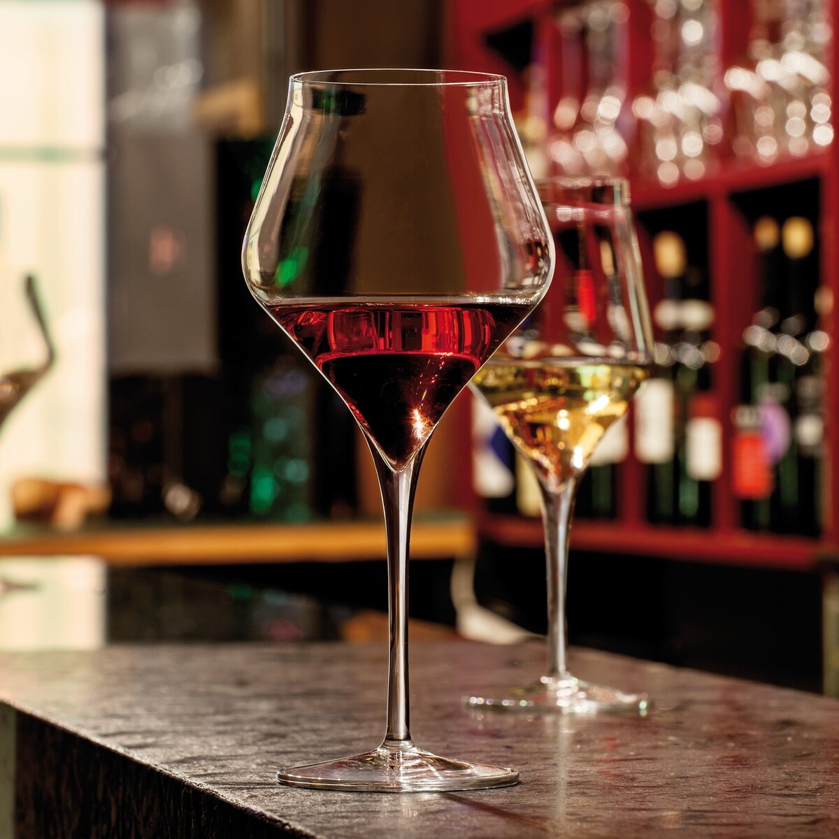 Luigi Bormioli Supremo Burgundy Red Wine Glasses Set of 2 - 22 Oz