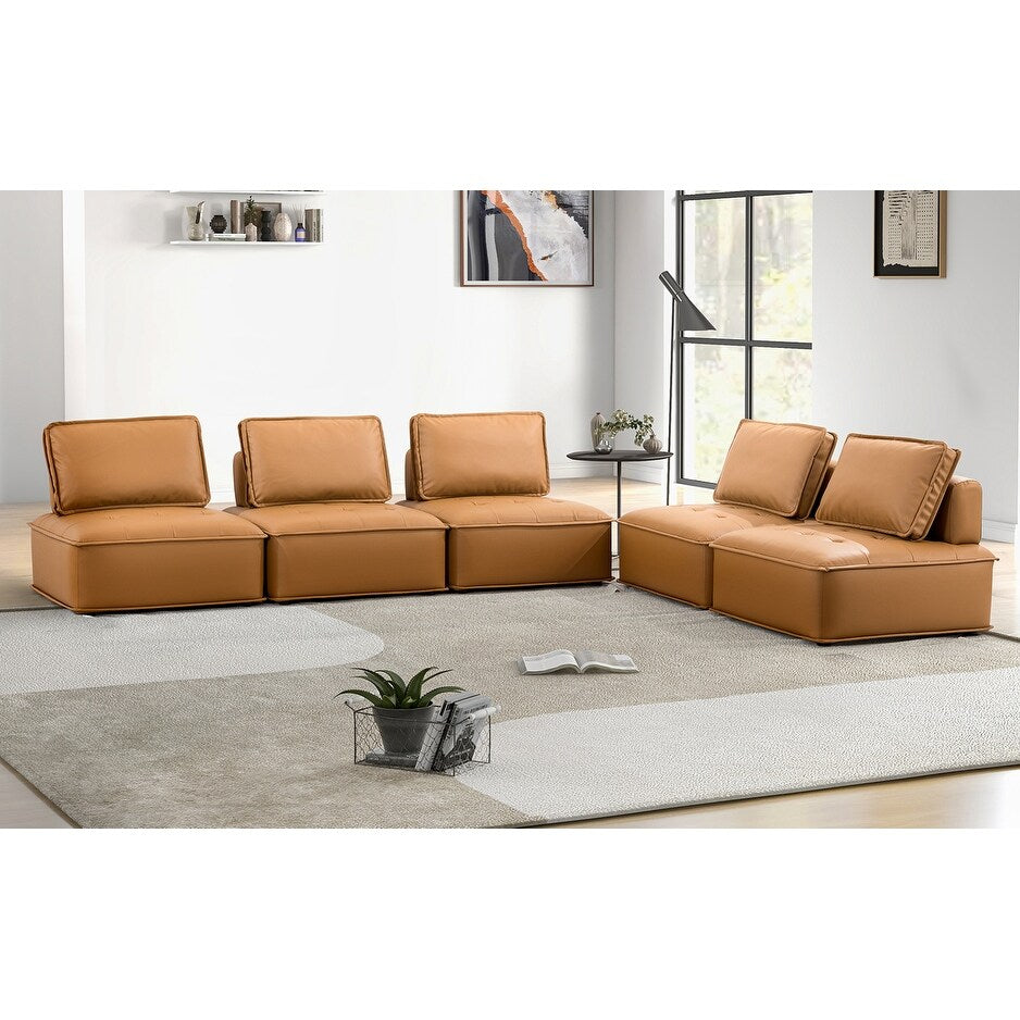 Luisa Contemporary Sectional Sofa with Removable Cushions