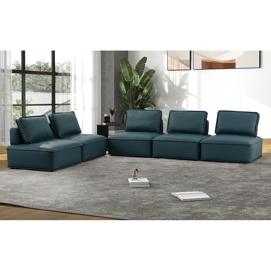 Luisa Contemporary Sectional Sofa with Removable Cushions