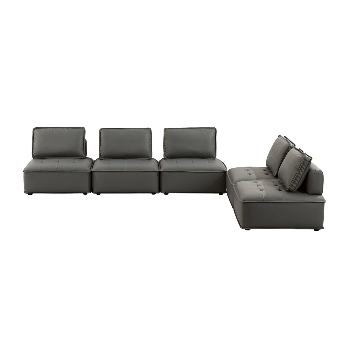 Luisa Contemporary Sectional Sofa with Removable Cushions