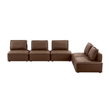 Luisa Contemporary Sectional Sofa with Removable Cushions