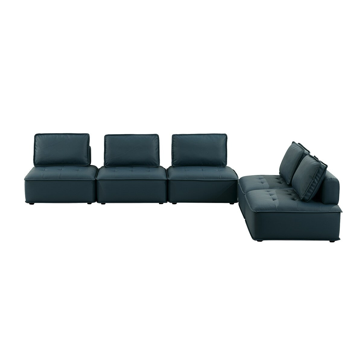 Luisa Contemporary Sectional Sofa with Removable Cushions