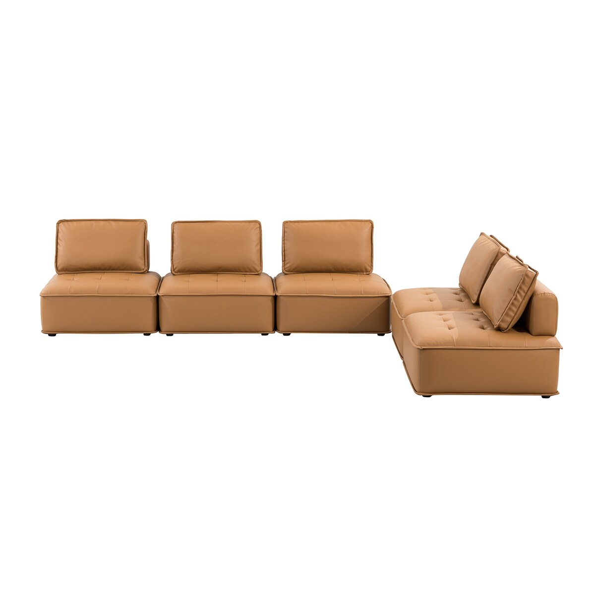 Luisa Contemporary Sectional Sofa with Removable Cushions