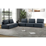 Luisa Contemporary Sectional Sofa with Removable Cushions