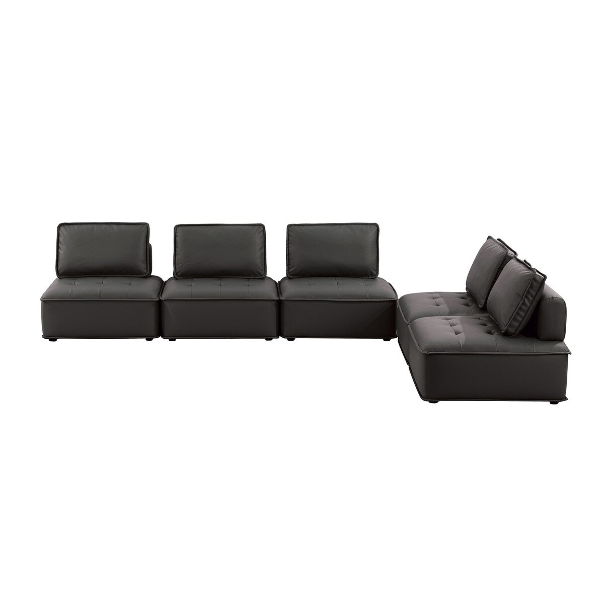 Luisa Contemporary Sectional Sofa with Removable Cushions