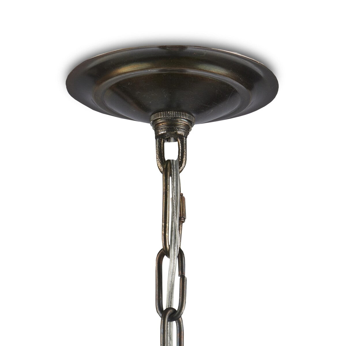 Lumanity Echo Statement Brass Dome Pendant - 20.5" Dia x 12.25" H