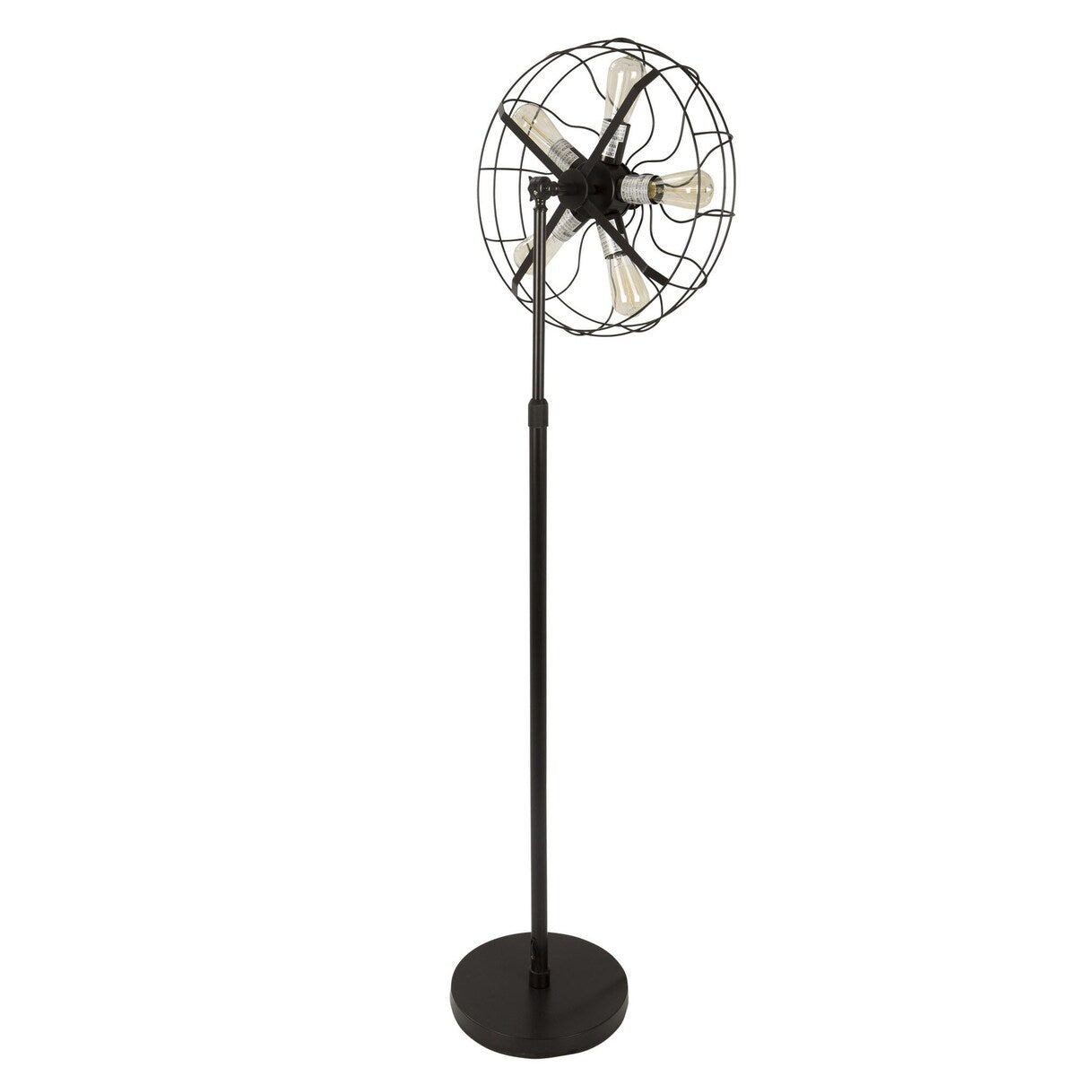 Lumisource Ozzy Vintage Industrial Floor Lamp in Antique - 18.5"Lx14.5"Wx62"H