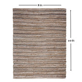 Lush Ambience Kiara Handmade Jute Rug- Rectangular
