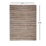 Lush Ambience Kiara Handmade Jute Rug- Rectangular