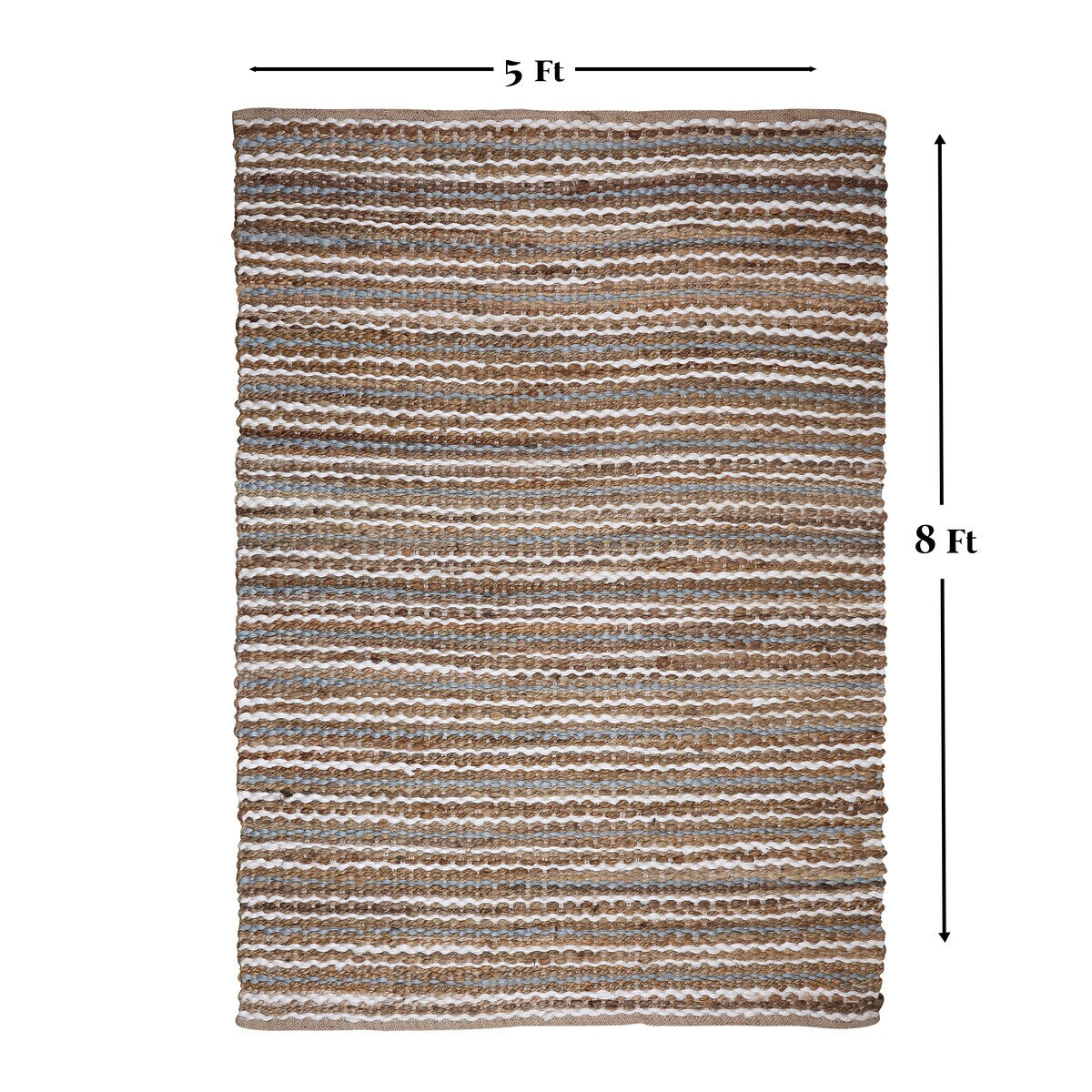 Lush Ambience Kiara Handmade Jute Rug- Rectangular